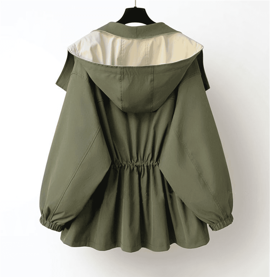 Praktische Windbreaker Jacke Wasserabweisend - IdealeKleiden