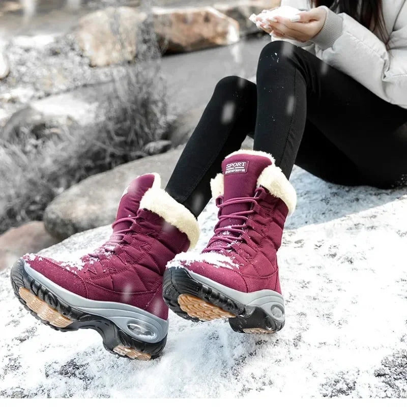 Winterstiefel Frauen Warm Isoliert - IdealeKleiden