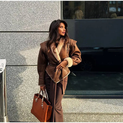 Elegant women's coat dream look