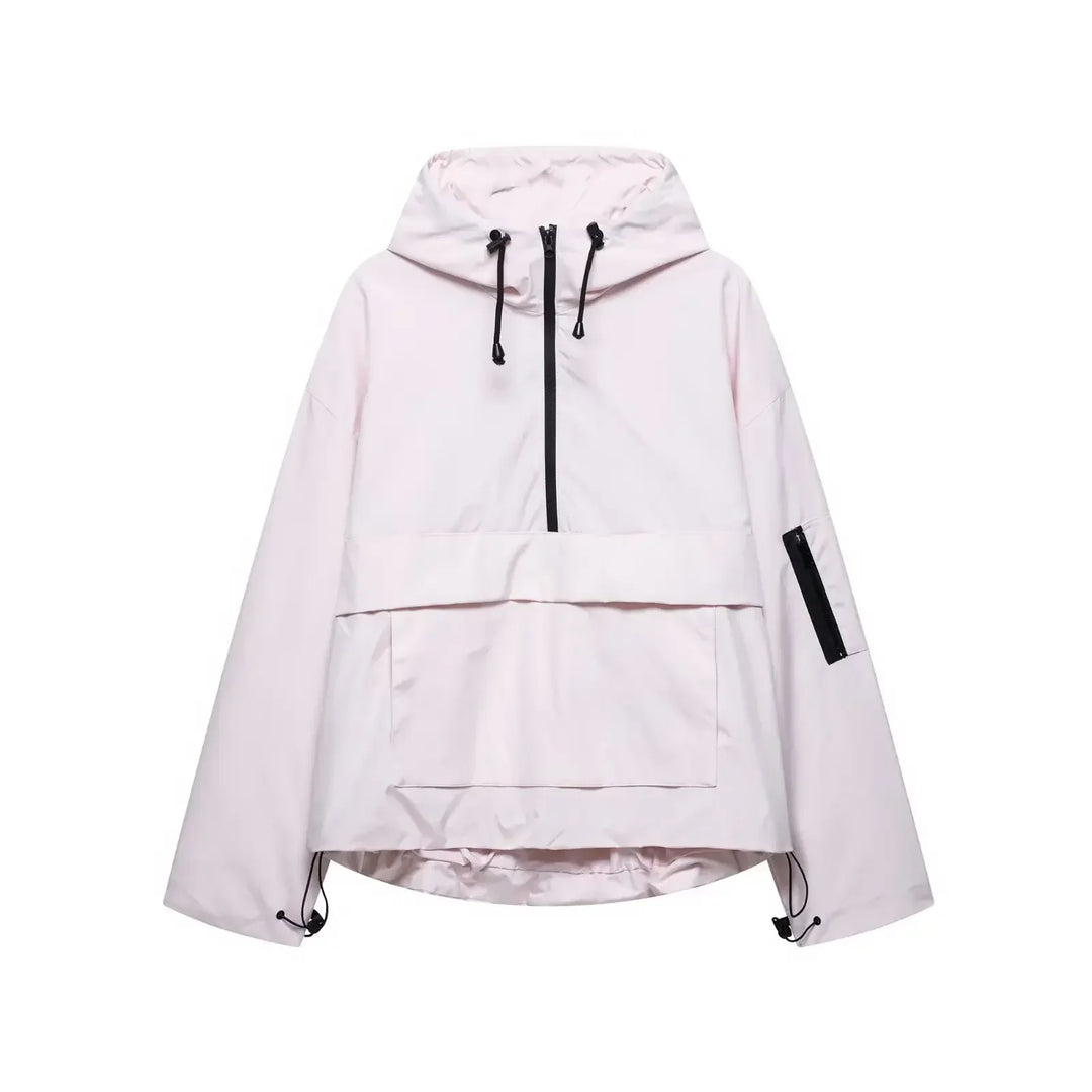Damen Skijacke Elegante Kapuze Winterjacke