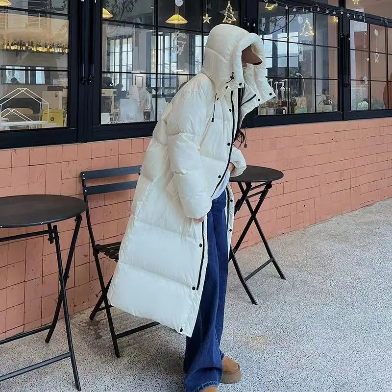 Women's Plus Size Hooded Puffer Jacket