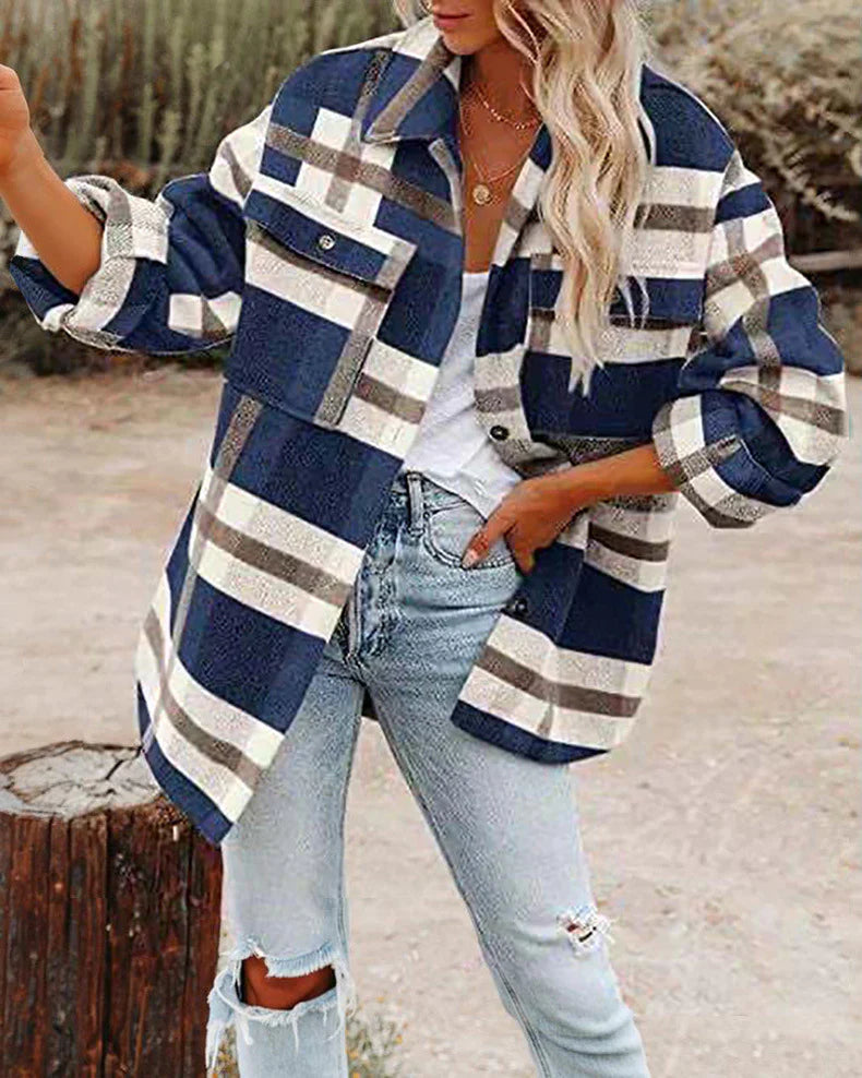 Women's Wool Jacket Warm Elegant