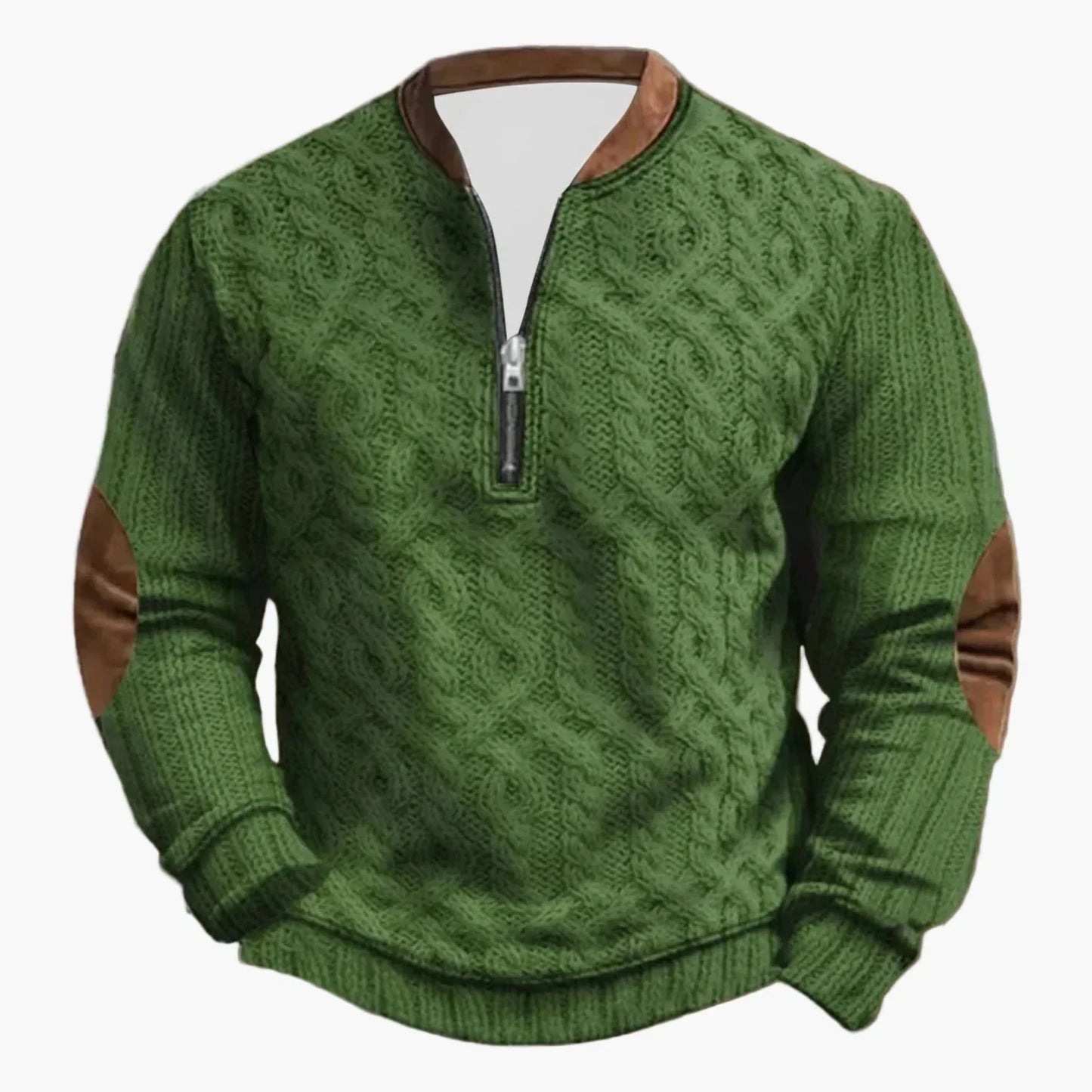 Outdoor Long-Sleeve Pullover Stand-Up Collar
