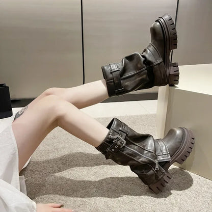 Combat Boots Ankle-High Stable