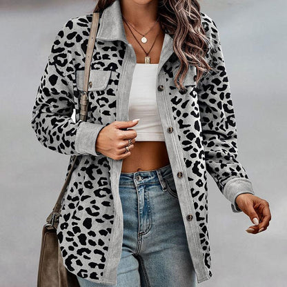 Fashionable Leopard Jacket Trendy Design