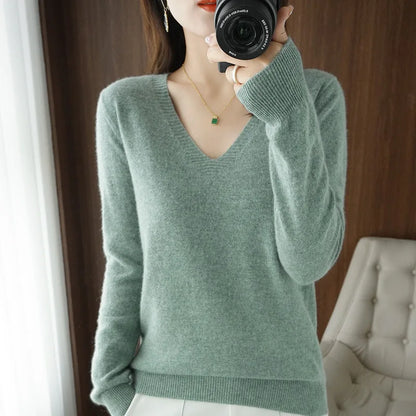 Comfortable V-Neck Sweater for Women