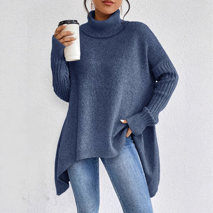 Damen Winterpullover Oversized Weich - IdealeKleiden