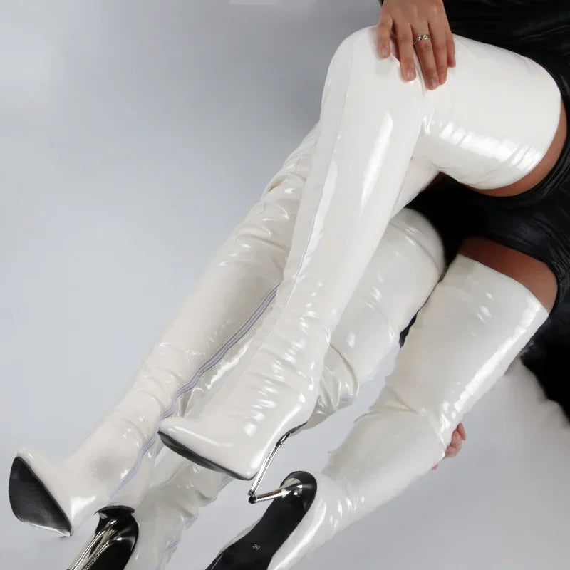 Women's Boots High Pointed Tapered