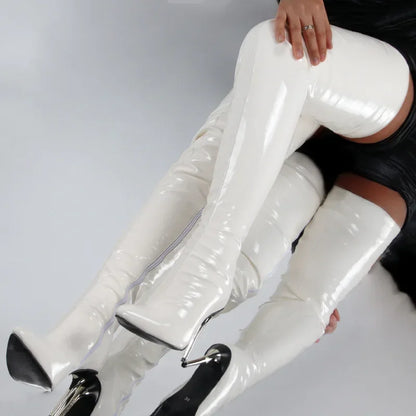 Women's Boots High Pointed Tapered