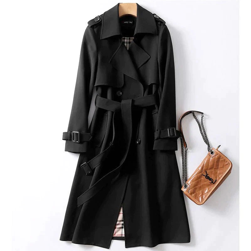 Clara - Chic Trench Coat Spring Modern Women's Jacket