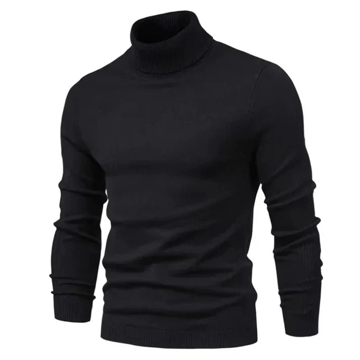 Noah - Fine-knit Roll Neck Sweater Slim Fit Cashmere
