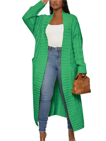Elegant Women's Long Embroidered Jacket