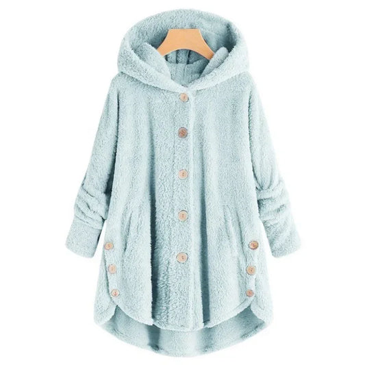 Frauen Fleecejacke Mit Kapuze - IdealeKleiden