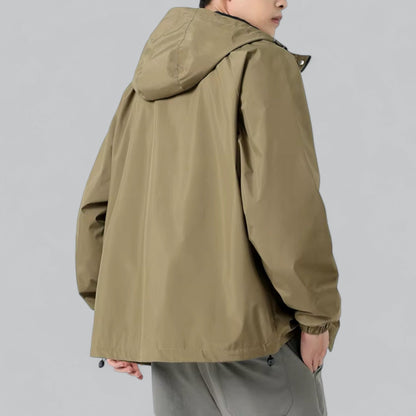 Herren Windbreaker Bequem Wasserdicht - IdealeKleiden