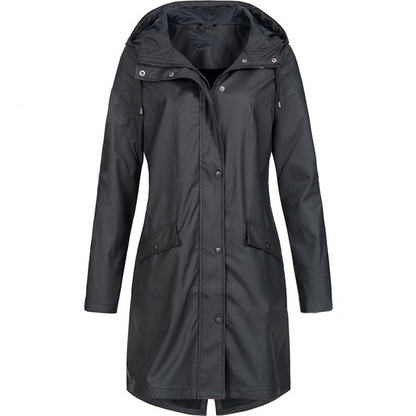 Autumn Raincoat Elegant Women