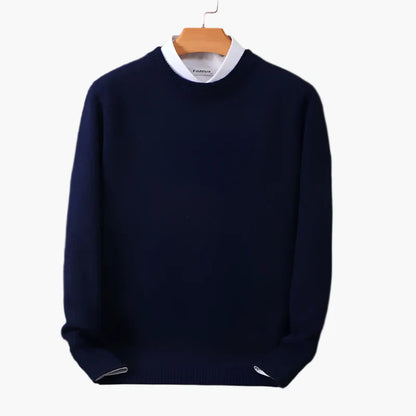 Elegant Business Sweater with Collar