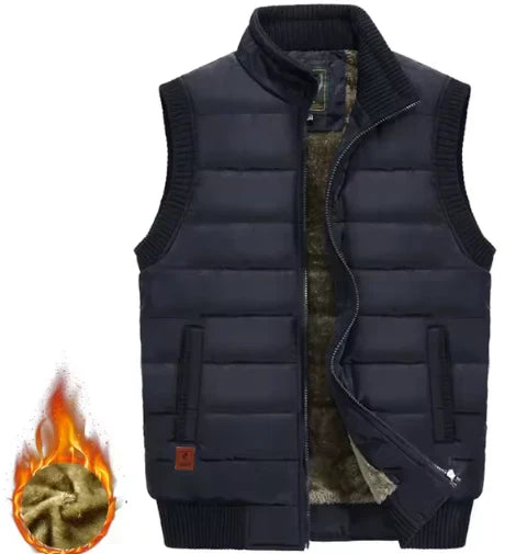 Men's Outdoor Vest Warm Insulated