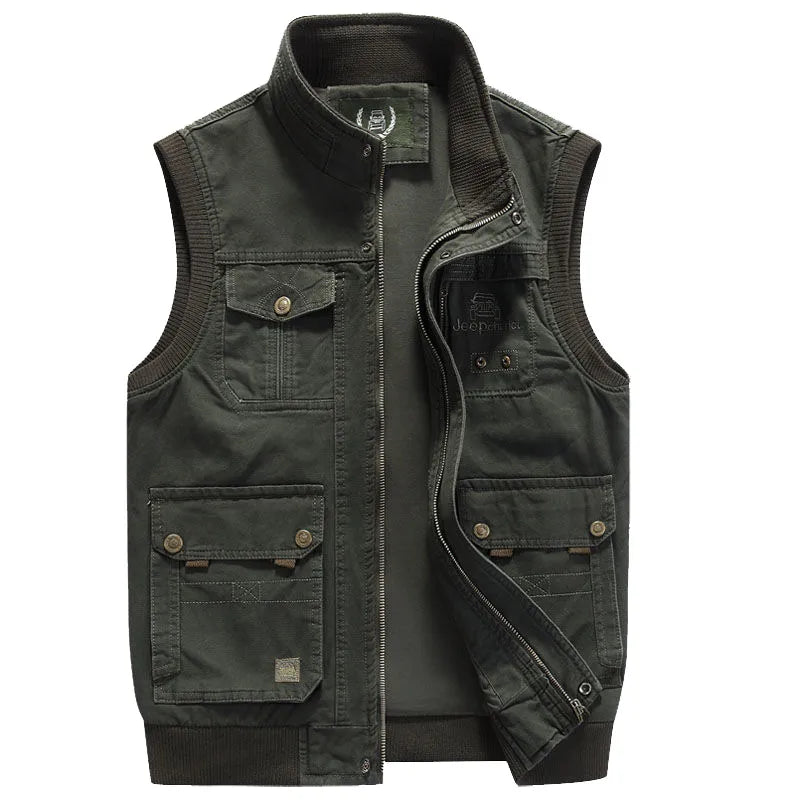 Retro Outdoor Jacket with Pockets