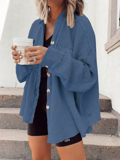 Comfortable Shirt Jacket Soft Jersey