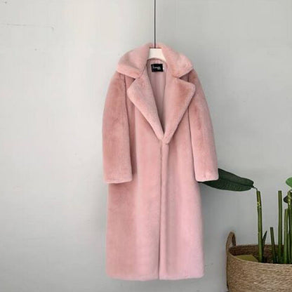 Women's Plush Long Soft Winter Coat