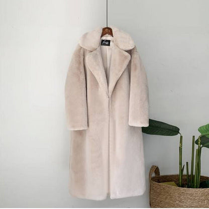 Women's Plush Long Soft Winter Coat