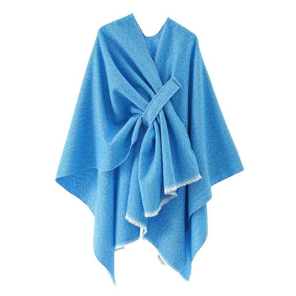 Cashmere Poncho Elegant Women's Fashion