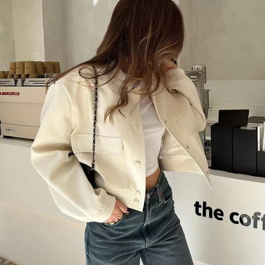Stylische Frauenjacke Bomber Modern Classic - IdealeKleiden