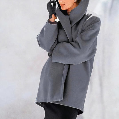 Women's Winter Jacket Warm Hooded Parka Midi