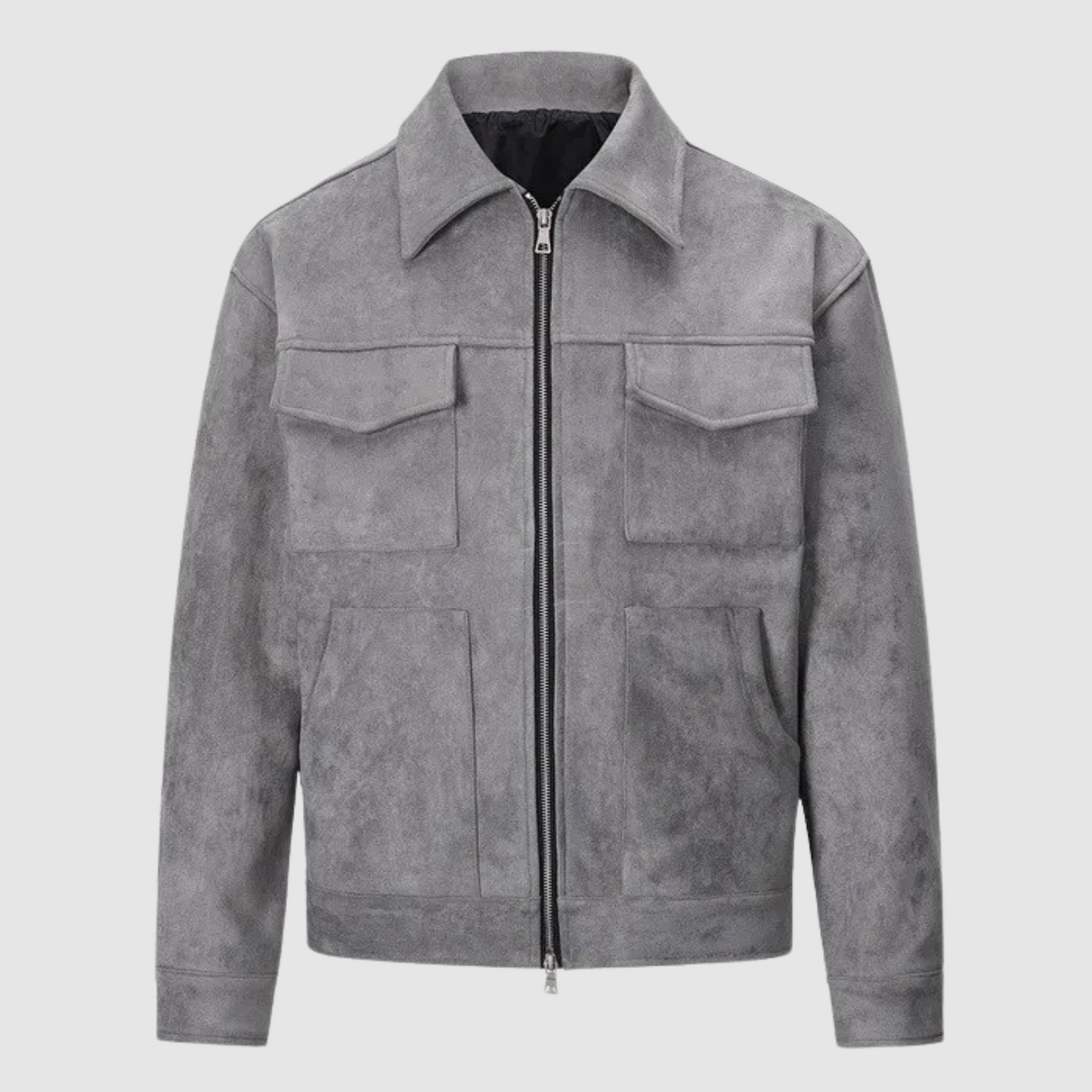 Elegant Leather Jacket Classic Cut