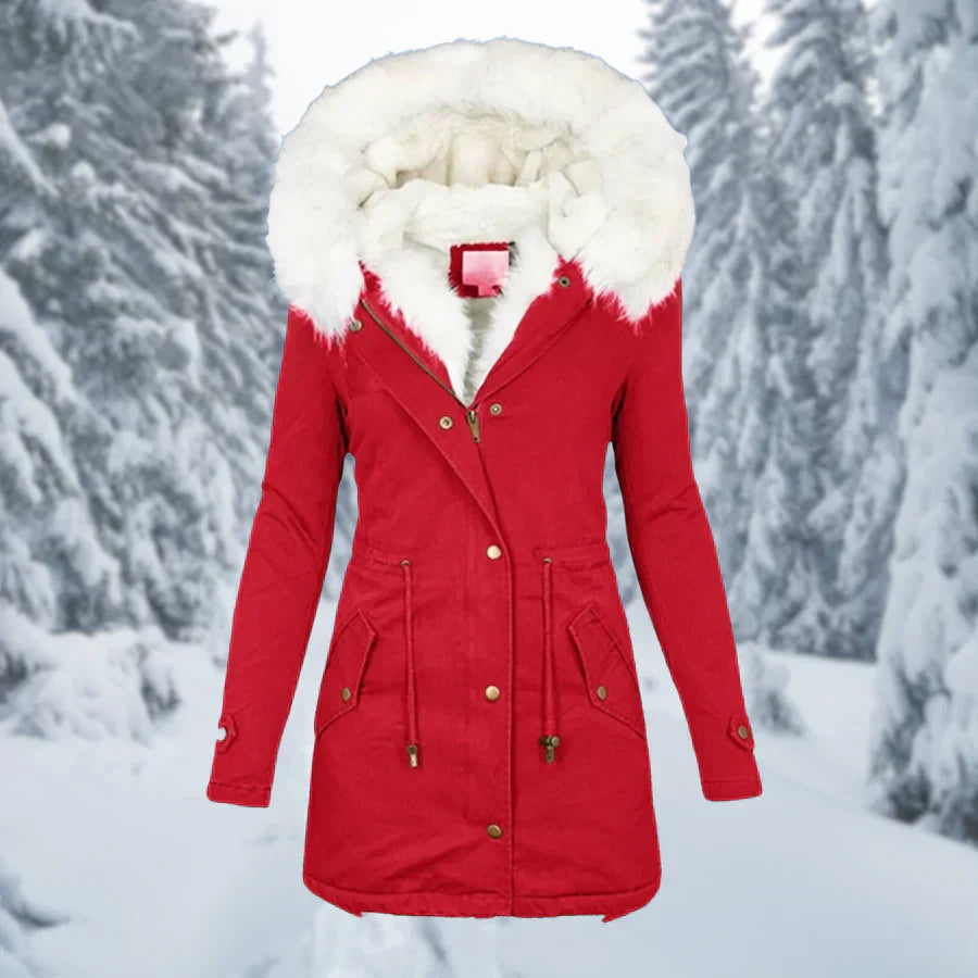 Women's Long Winter Coat Elegant
