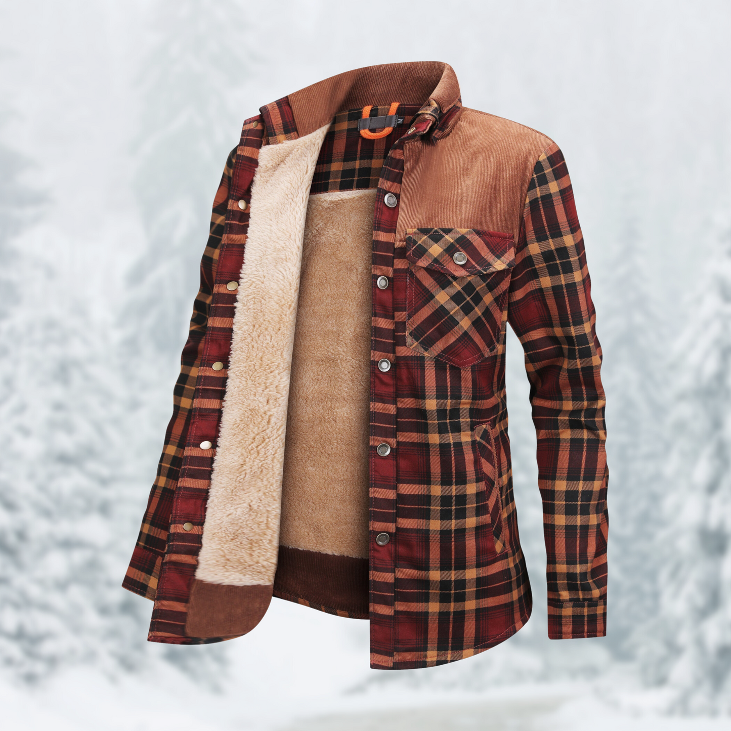 Warm Flannel Jacket Women's Hiking Look