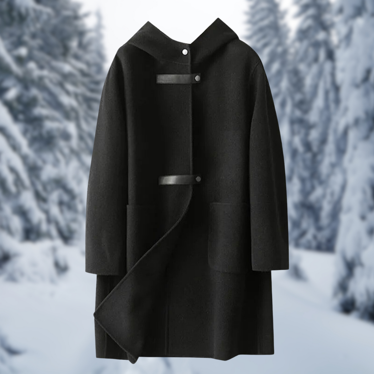 Stylish Women's Jacket Cashmere Warm Hooded