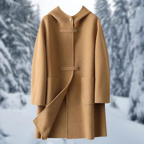 Stylish Women's Jacket Cashmere Warm Hooded