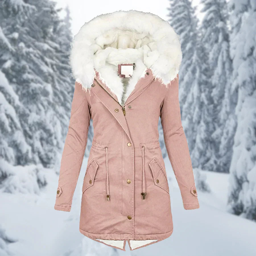 Women's Long Winter Coat Elegant