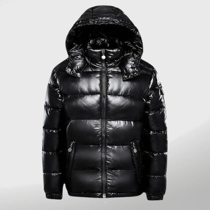 Elegant Women's Long Puffy Winter Jacket