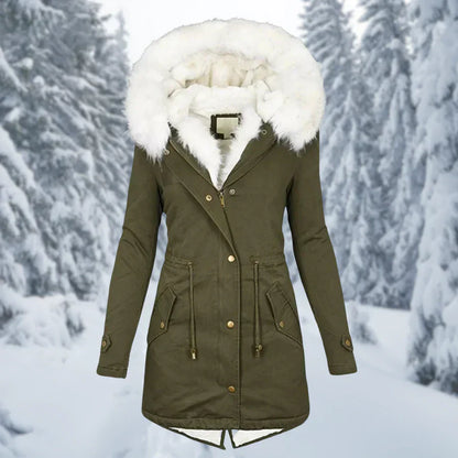 Women's Long Winter Coat Elegant