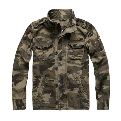 Retro Multi-Pocket Denim Jacket Vintage Style