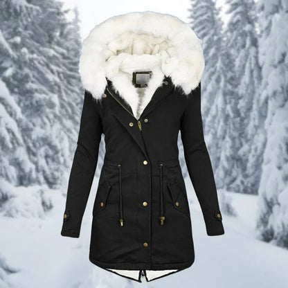 Women's Long Winter Coat Elegant