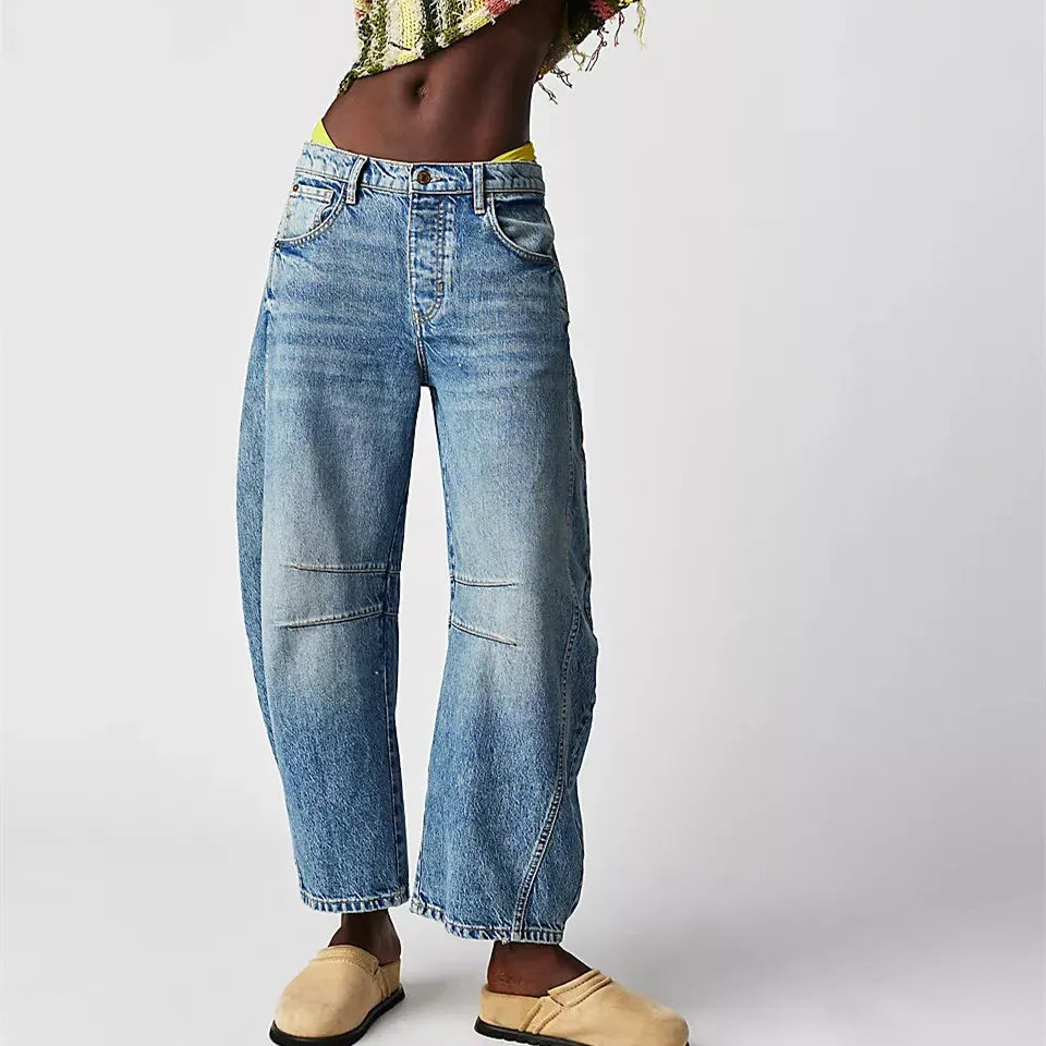 Women's Retro Relaxed Fit Jeans