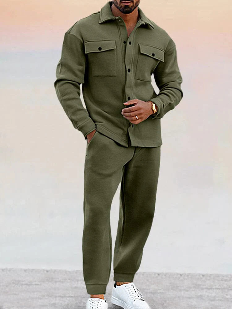 Men's Two-Piece Suit Elegant Sporty