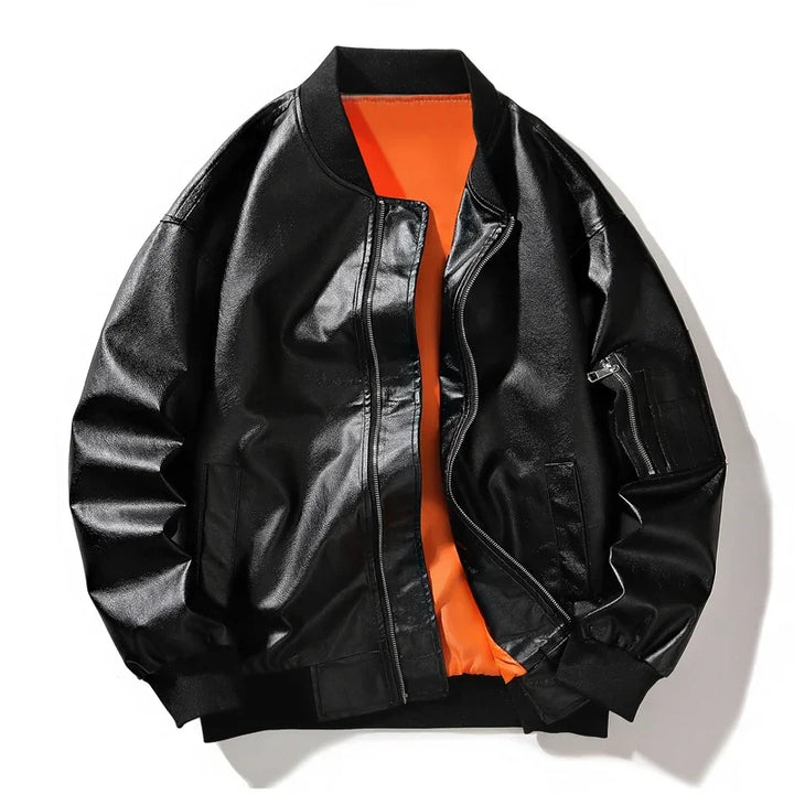 Vegan Bomber Jacket Elegant Design
