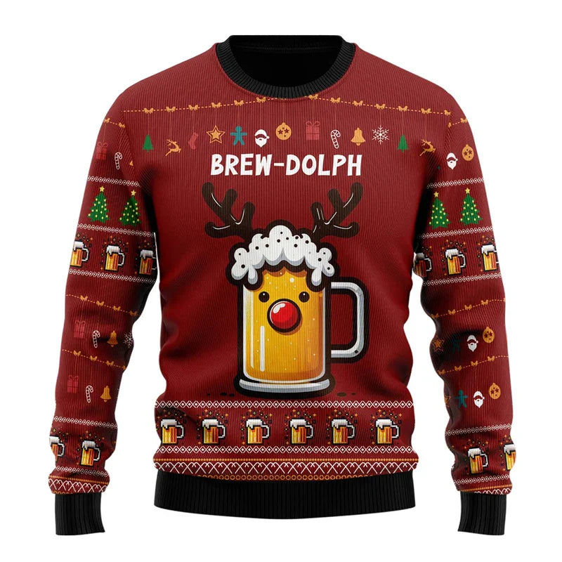Men's Sweater Pattern Design Modern Style