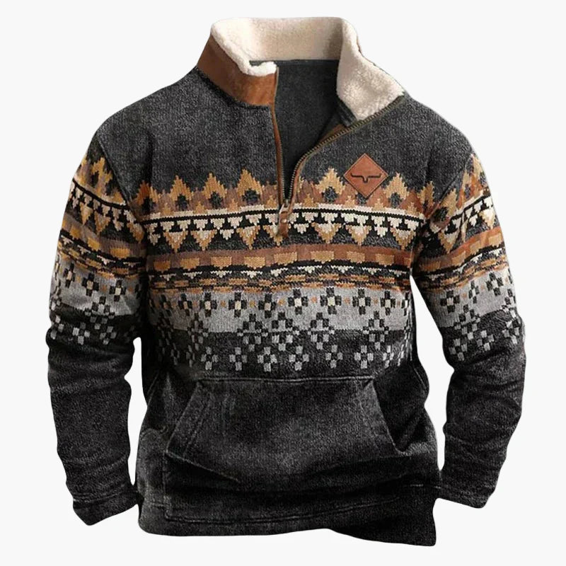 Stylish Western Sweater Vintage Look
