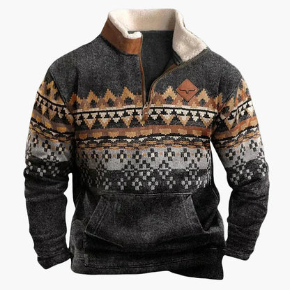 Stylish Western Sweater Vintage Look