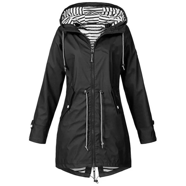 Women's Waterproof Rain Jacket Outdoor Parka