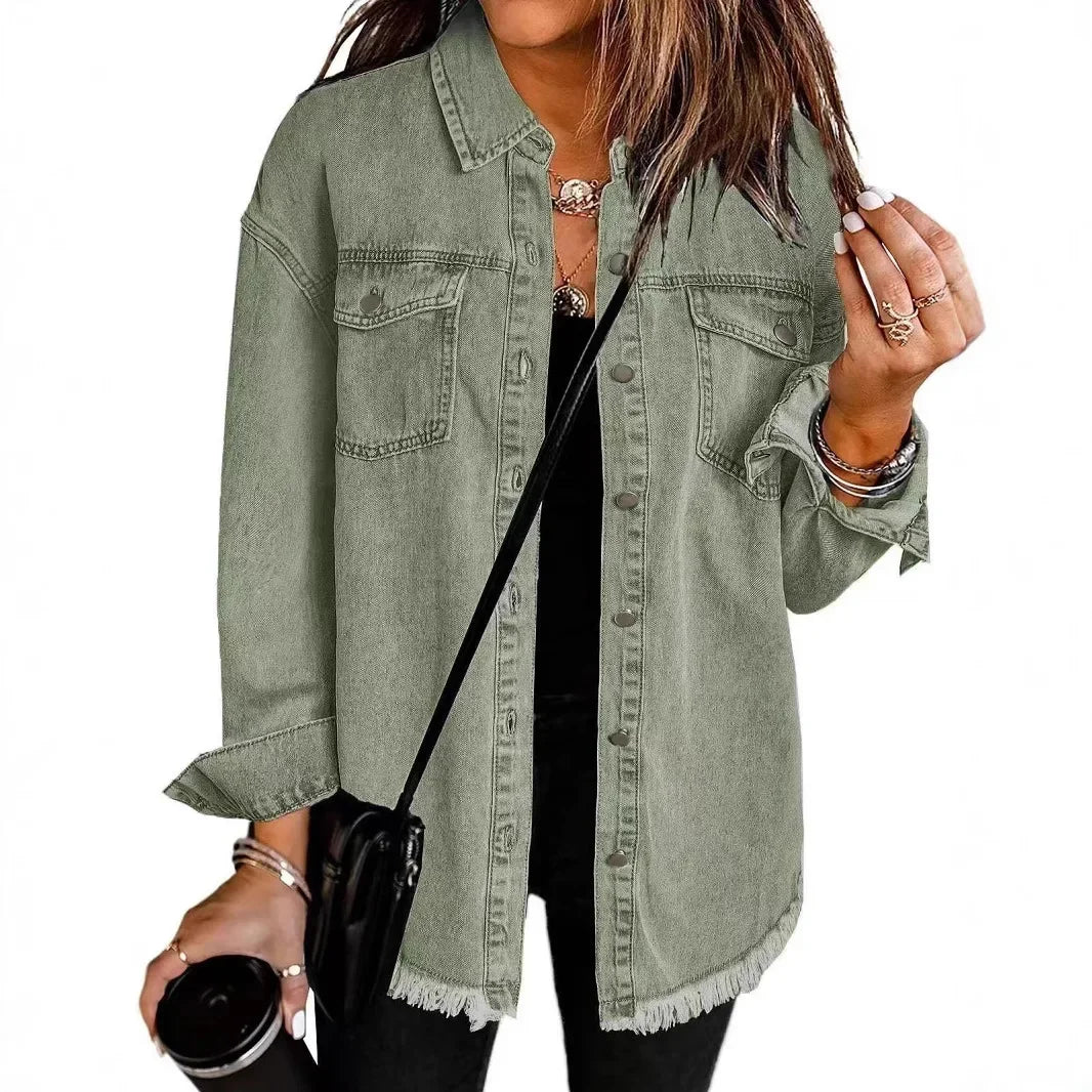 Fashionable Women's Denim Jacket