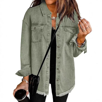Fashionable Women's Denim Jacket