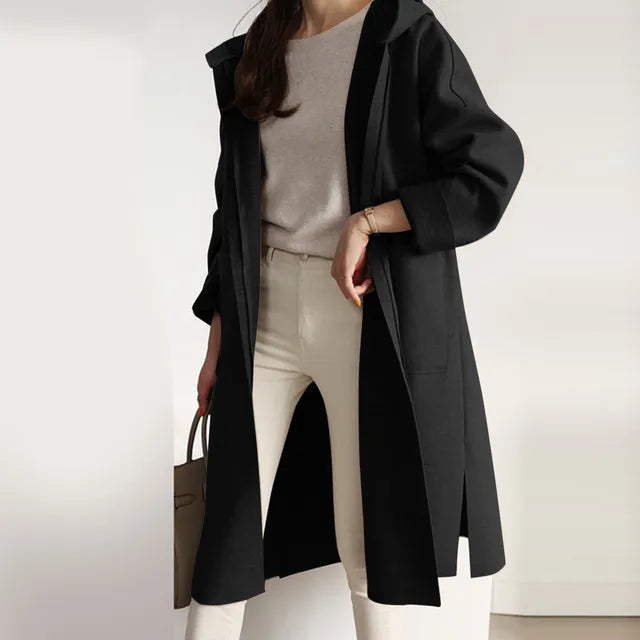 Elegant Women's Down Jacket Hood