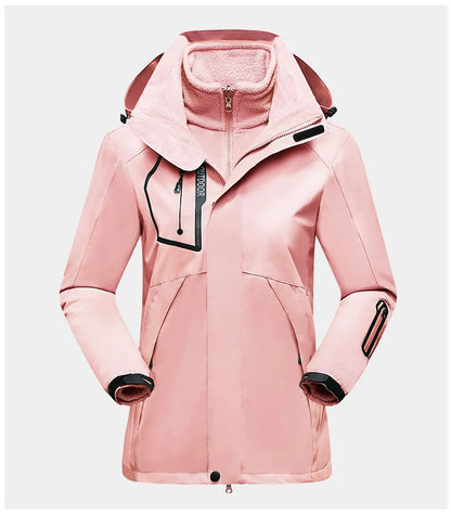 Practical Women's 3-in-1 Outdoor Protection Jacket