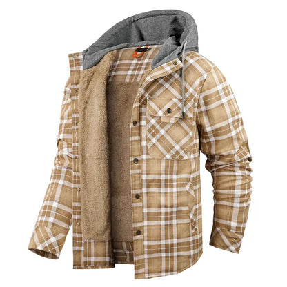 Checked Shirt Dress Warm Winter